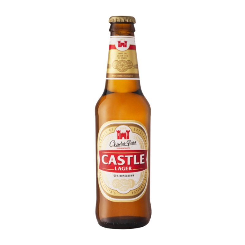 Castle Lager 330ml Bottle Single