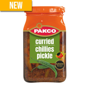 Pakco Curried Chillies 325g Jar