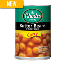 Load image into Gallery viewer, Rhodes Butter Beans in Curry Sauce 400g Can
