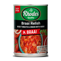 Rhodes Braai Relish 410g Can