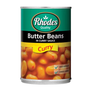 Rhodes Butter Beans in Curry Sauce 400g Can