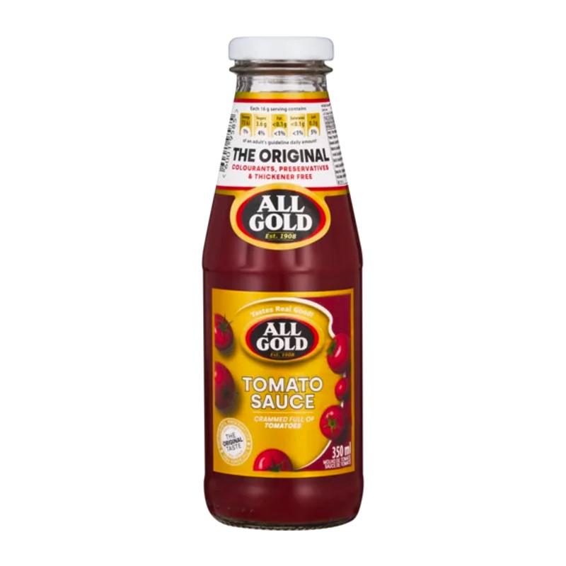 All Gold Tomato Sauce 350ml Bottle - SA2EU