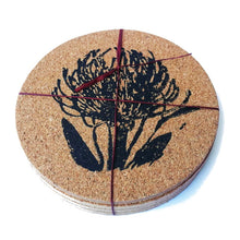 Load image into Gallery viewer, Jisterday Fynbos 4 Cork Coaster Gift Set
