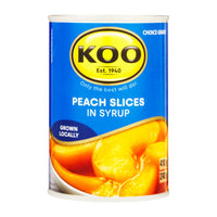 Koo Sliced Peaches 410g Can