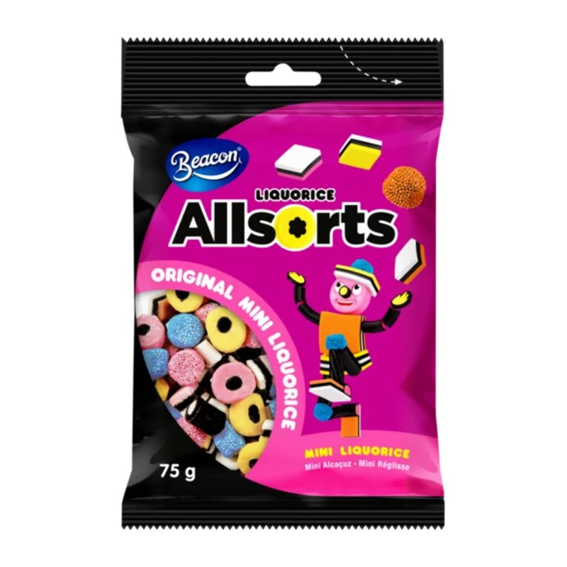 Beacon Original Liquorice Allsorts Mini 75g