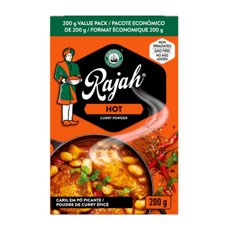 Rajah Curry Powder Hot 200g