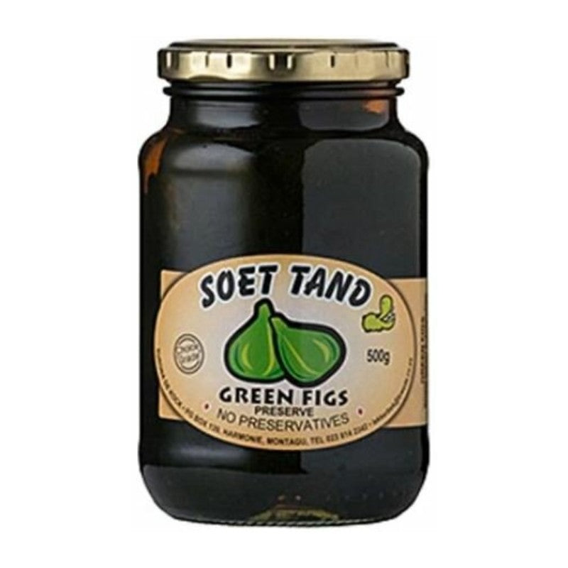 Soet Tand Green Fig Preserve 500g bottle