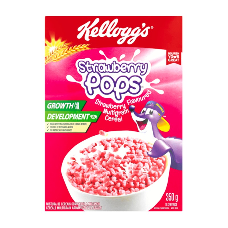 Kellogg's Strawberry Pops 350g