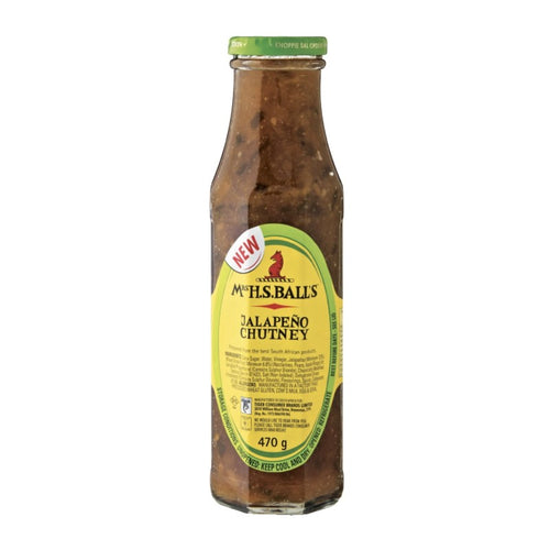 MRS BALL'S JALAPENO CHUTNEY 470G - South Africa 2 You