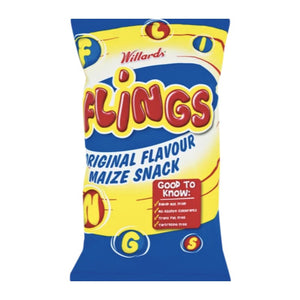 WILLARDS FLINGS ORIGINAL MAIZE SNACK 150G - South Africa 2 You