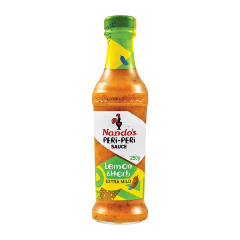 Nando's Lemon & Herb Peri-Peri Sauce Mild 250g Bottle