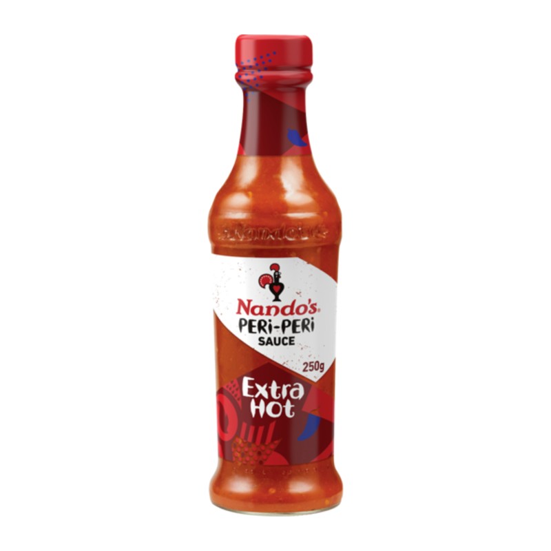 Nando's Extra Hot Peri-Peri Sauce 250g Bottle