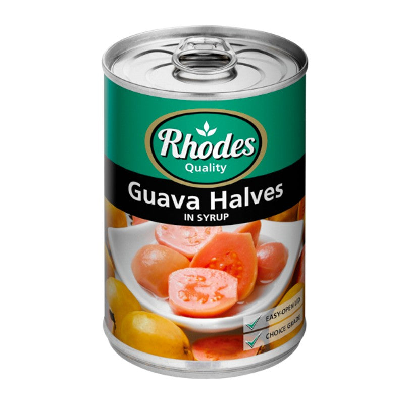 Rhodes Guava Halves 410g Can