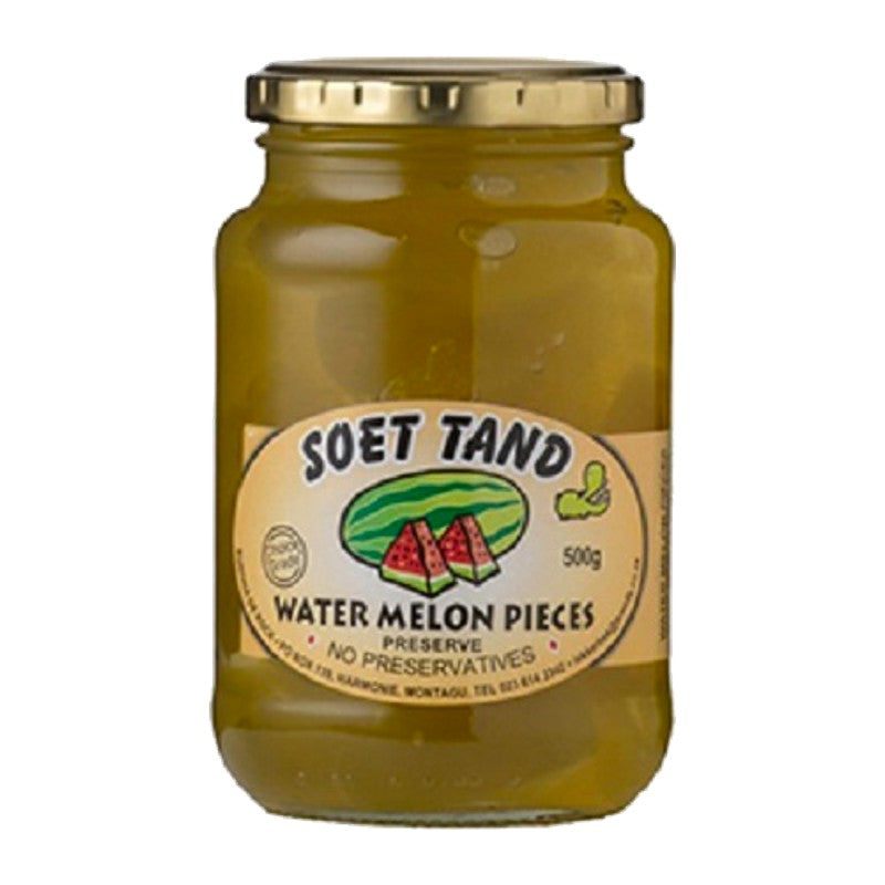 Soet Tand Watermelon Pieces Preserve 500g bottle