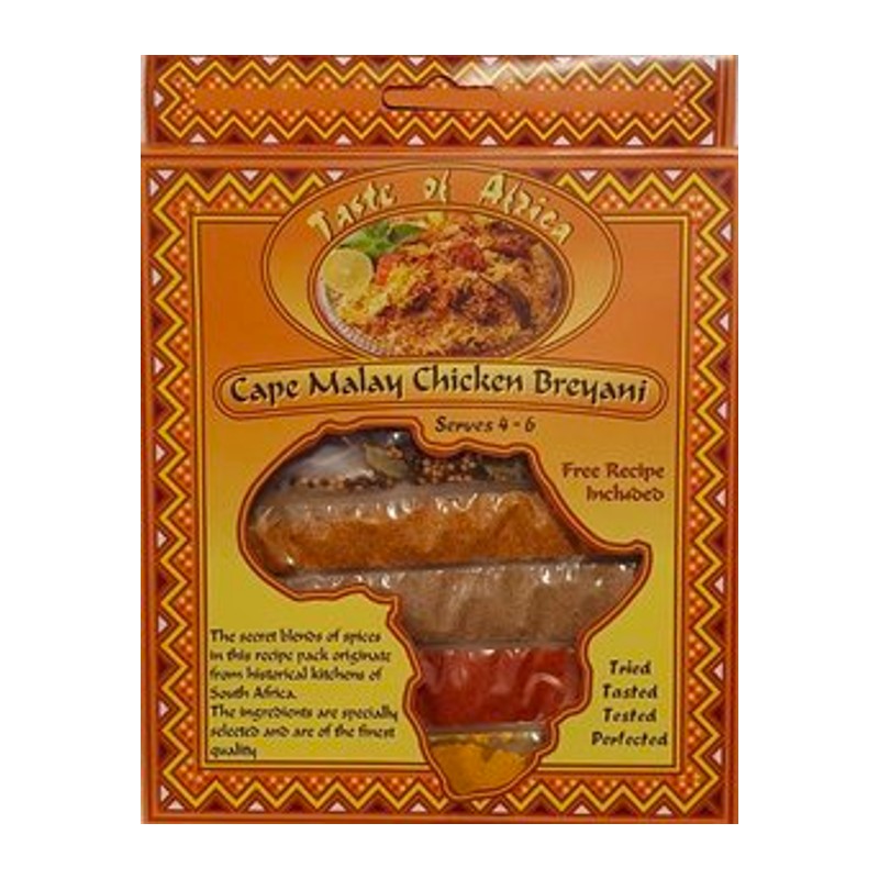 Taste of Africa Cape Malay Chicken Breyani 54g Pack