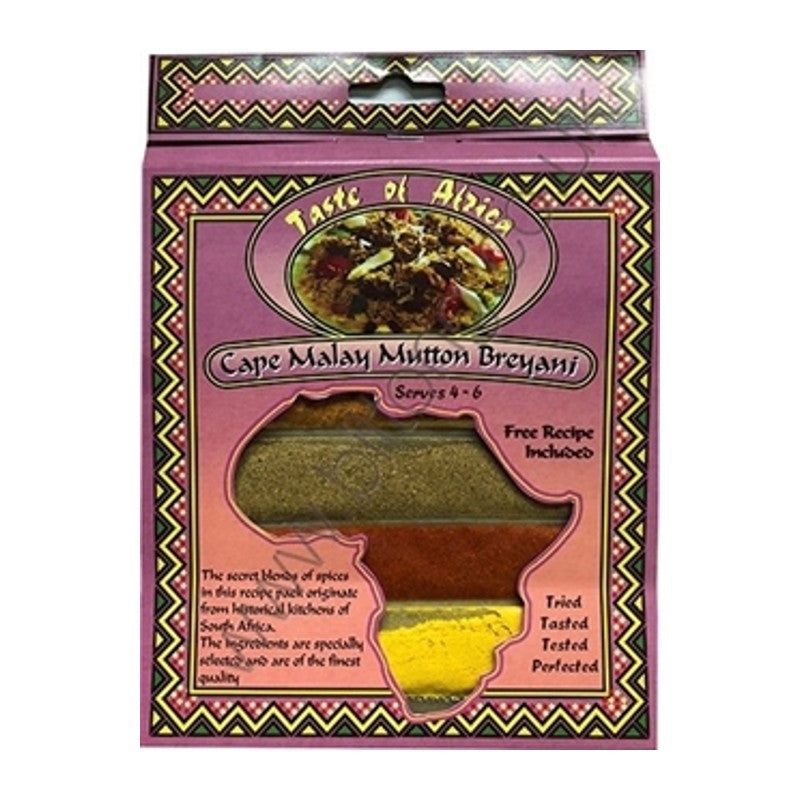 Taste of Africa Cape Malay Mutton Breyani 54g Pack